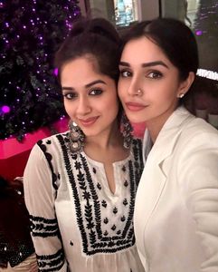Lucknowi Chikankari Set–Inspired by Jannat Zubair