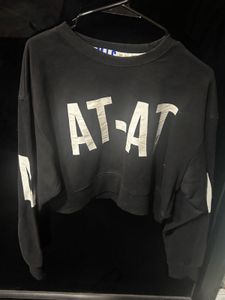 Black Graphic Print Sweatshirt