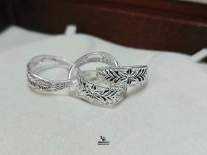 Designer Pure Silver Toe Rings
