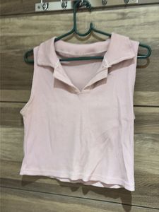 Cute Pink Sleeveless Top