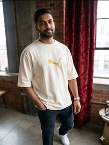 Men's Cream Puma T-Shirt