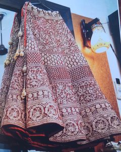 Stunning Bridal Lehenga With 2 Dupattas