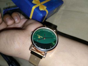 Crestello Gold Mesh Watch