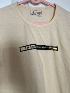 Comfortable Cream Graphic T-Shirt