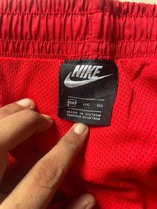 Nike Red Running Shorts