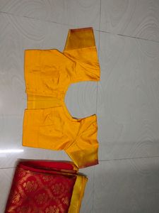 Banarasi Saree With Blouse ❤️💛