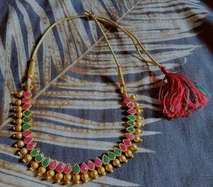 Elegant Multi-Color Stone Necklace