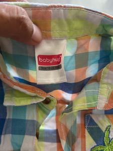 Babyhug Plaid Shirt