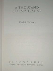A Thousand Splendid Suns by Khaled Hosseini