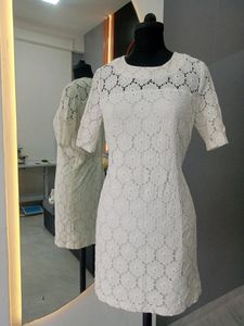 With Lace Dress