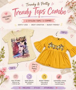 Trendy Tops Combo - 2 Stylish Top
