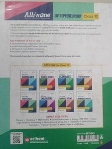 All In One Entrepreneurship Class 12