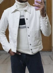 Vintage Off-White Denim Jacket