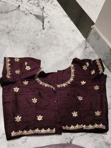 Elegant Embroidered Saree