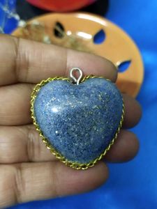 Handcrafted Lapis Lazuli Heart Pendant
