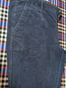 Men's Navy Corduroy Pants