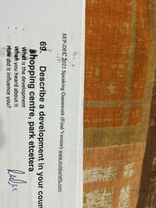 IELS IDP ACADEMIC SPEAKING
