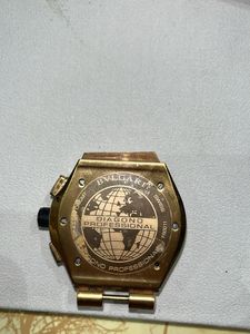 Bulgari Gold Chronograph Watch