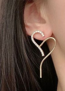 Elegant Dangle Earrings with Crystals