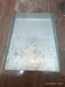 Vintage Aluminum Tray For Sweeping