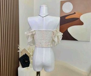 Sheer butter 🧈 yellow Ruffle Corset Top