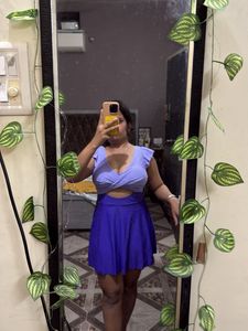 Stylish Two-Tone Swim Dress