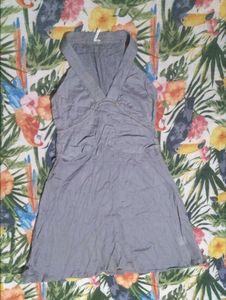 Gray Mini Dress