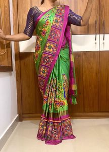 Peacock Print Saree|Price ⬇️ by 180‼️