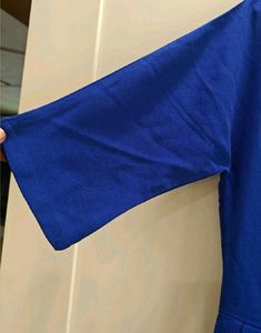 Royal Blue A-line Dress zink L