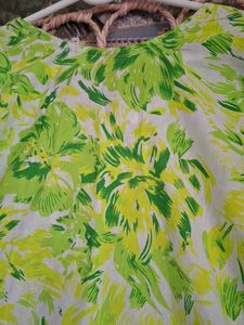 Vibrant Floral Print Kurta