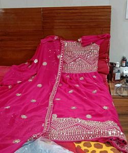 Pink Embroidered Anarkali Dress