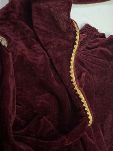 Elegant Velvet Kurta Set