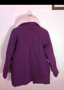 Purple Wool Coat
