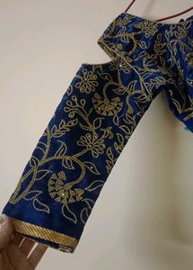 Elegant Blue Anarkali Kurta Set