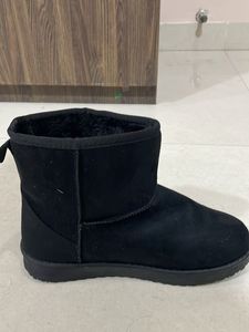 Truffle Collection Mid-Calf Length Fur Boots