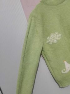 Cute Green Winter Sweater