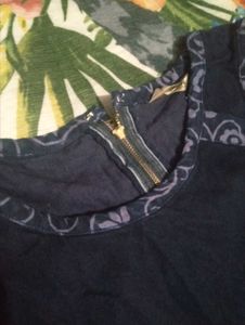 Navy Blue Sleeveless Dress