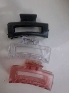 Set of 3 Claw Hair Clips