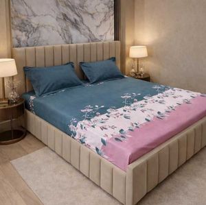 ✨ Luxury Beautiful Floral Cotton Bed Sheet Set
