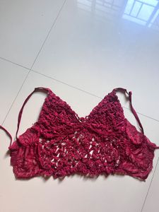 Crocheted Lace Bralette