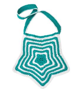 Boho Crochet Star Crossbody Bag