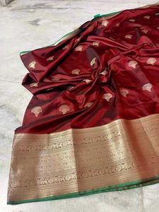Soft Silk Allover Booti Saree