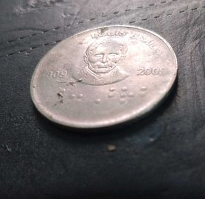Indian Louis I 2 Rs Two Coins