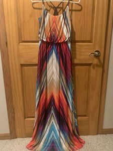 Vibrant Tie-Dye Maxi Dress