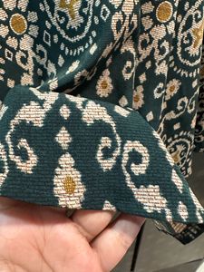 Forever 21 Green ikat pattern Casual skater Dress