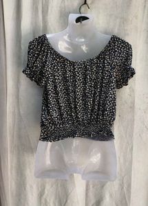 Floral Print Off-Shoulder Top