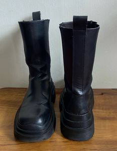 Chunky Black Platform Boots