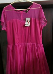 Chic Pink Barbie Dress - XL Size