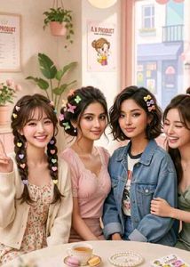 Butterfly Hair Claw Clips(6)