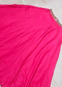 Elegant Pink Ethnic Skirt